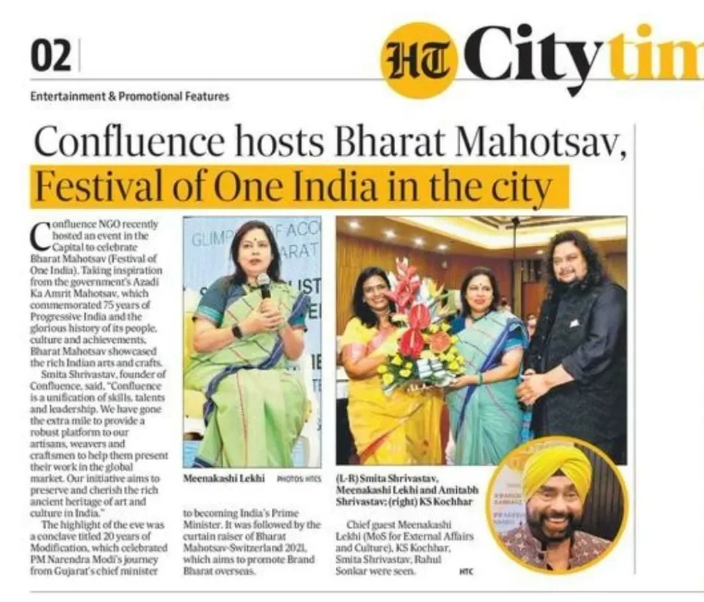 “Confluence hosts Bharat Mahotsav, Festival of One India in the city”