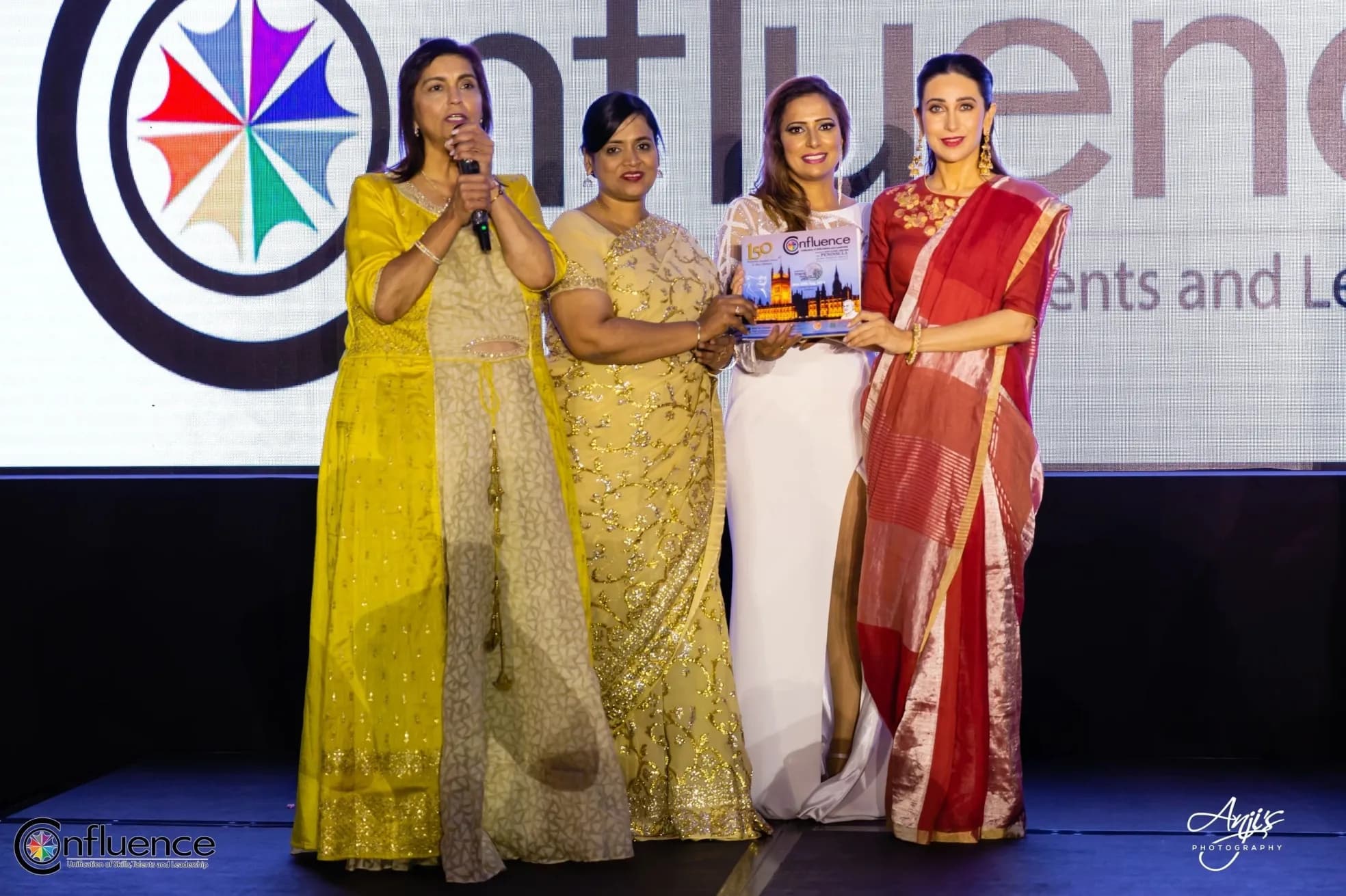 Performers at a Confluence presentation