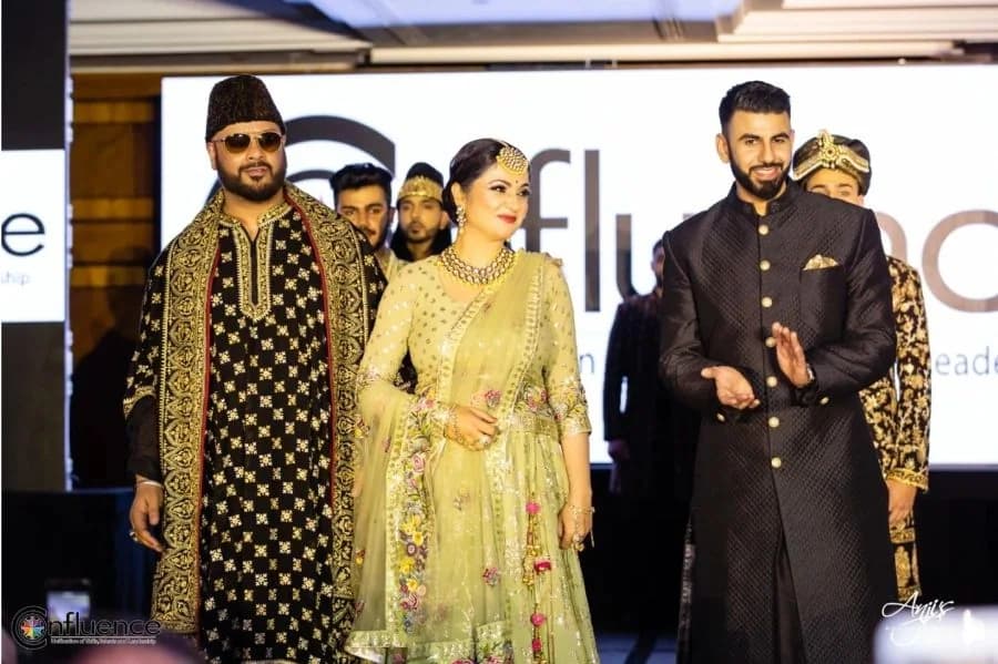 Mehraab Couture on the runway